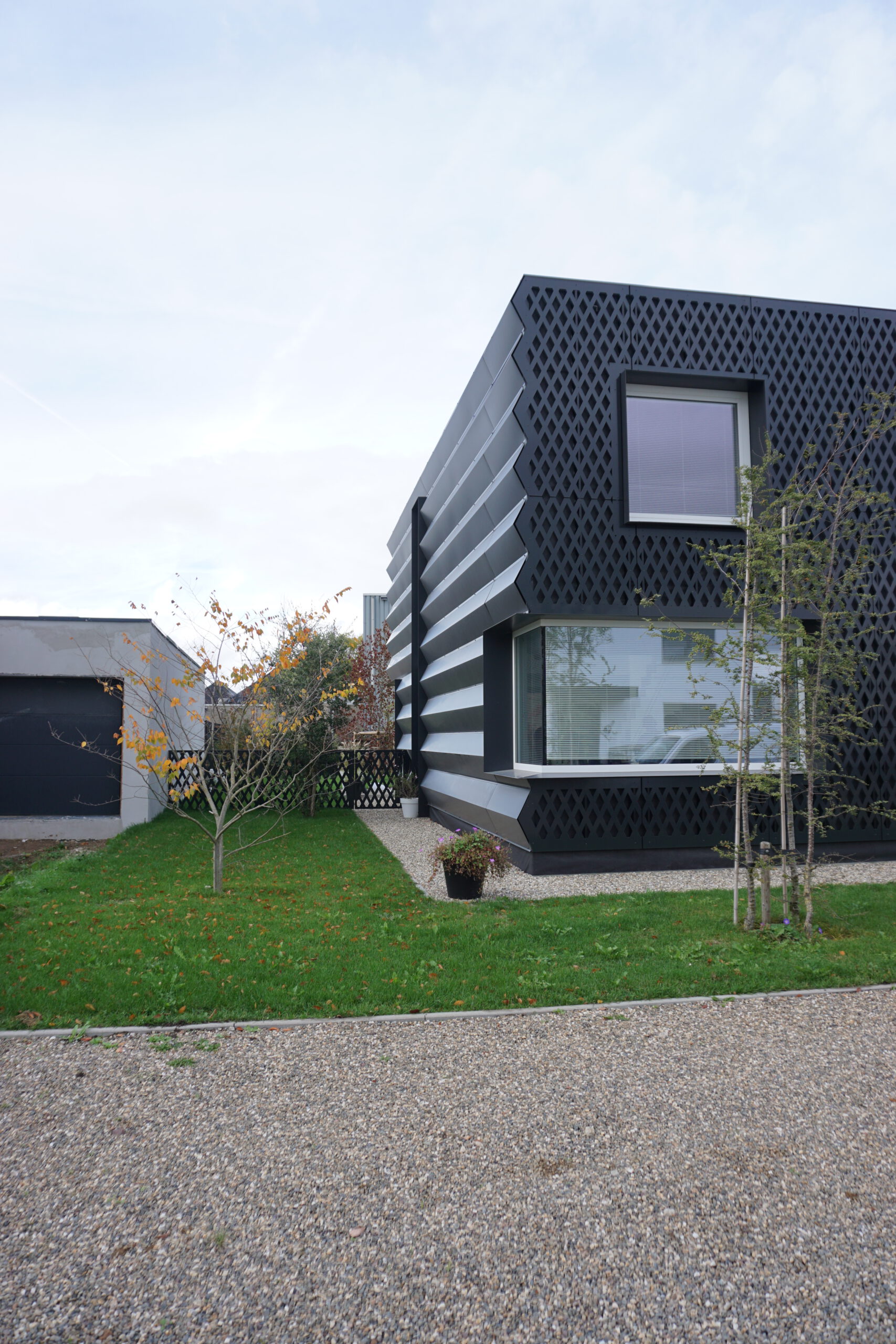 Ontwerp raam doorlopend glas
